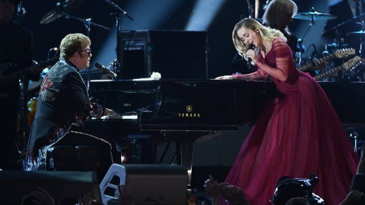 Miley Cyrus Joins Elton John For Special Performance Of ‘Tiny Dancer’ | Country Music Videos