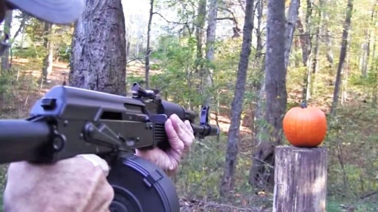 Pumpkin Carving With An AK-47 Is Absolutely Genius | Country Music Videos