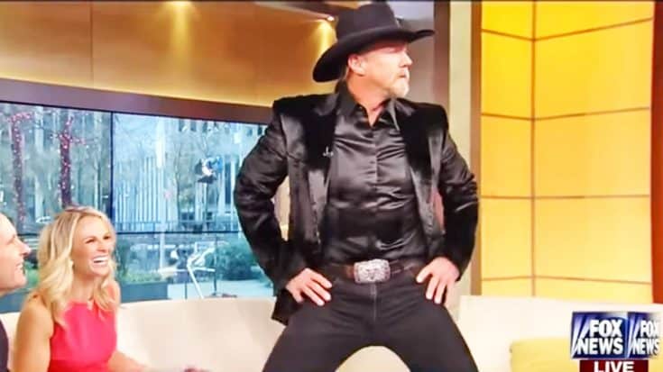 FLASHBACK: Trace Adkins Thrusts His Hips In Risqué Holiday Interview | Country Music Videos