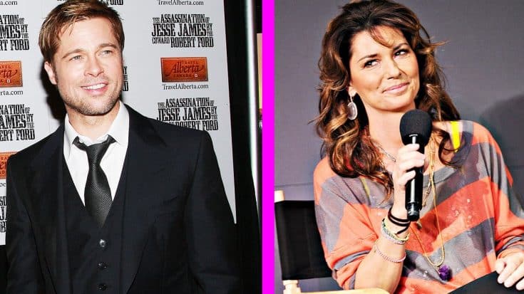 Shania Twain Tweets Brad Pitt 20+ Years After Referencing Him In Song | Country Music Videos