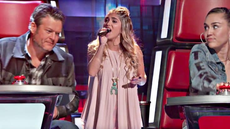 Powerhouse 18-Year-Old Floors Blake & Miley With Kelly Clarkson Cover | Country Music Videos