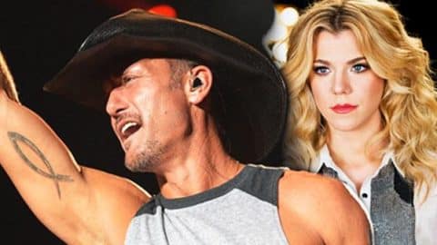 Tim Mcgraw Talks Down Fan Before Song With Band Perry | Country Music Videos