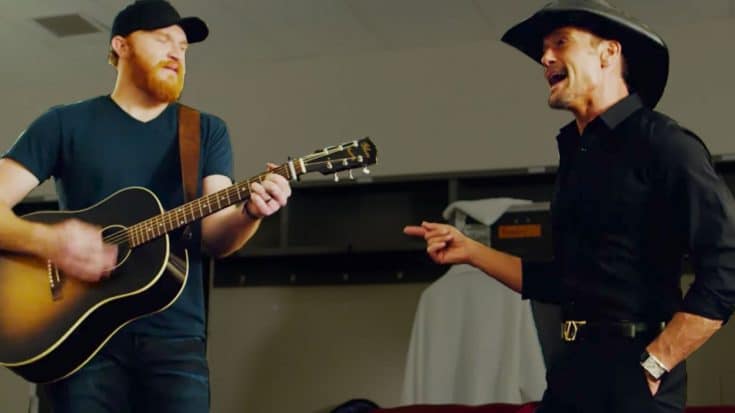 Country Star Joins Tim McGraw Backstage For Creative Cover Of George Strait’s Debut Single | Country Music Videos
