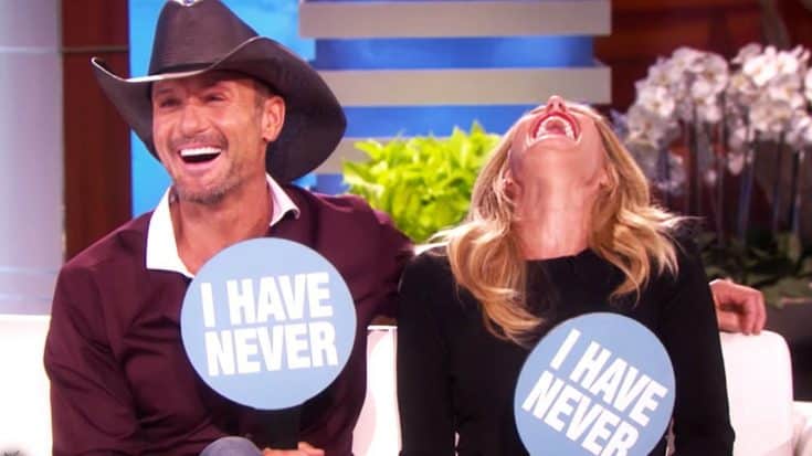 Tim & Faith Play ‘Never Have I Ever Game’ Game With Ellen During 2017 Episode | Country Music Videos