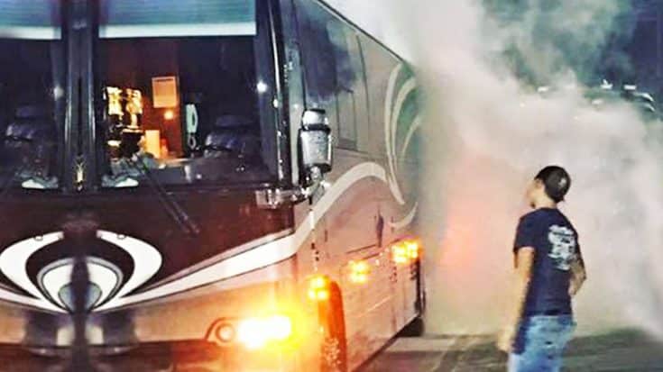 Country Star Left Standing Shirtless After Tour Bus Goes Up In Flames | Country Music Videos
