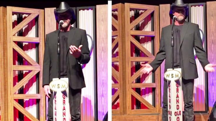 Trace Reveals The ONE Scary Thing That Nearly Stopped His Opry Debut | Country Music Videos