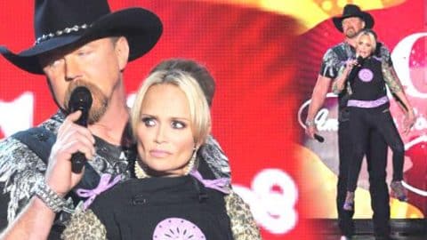 Trace Adkins Carrying Kristin Chenoweth In A Baby Carrier! (VIDEO) | Country Music Videos