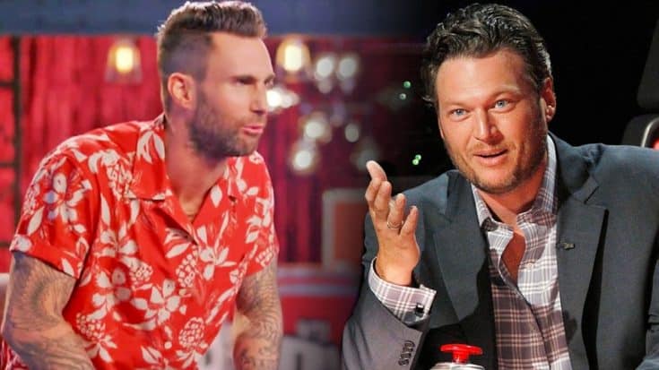 Adam Levine Does A Hysterical Blake Shelton Impression | Country Music Videos