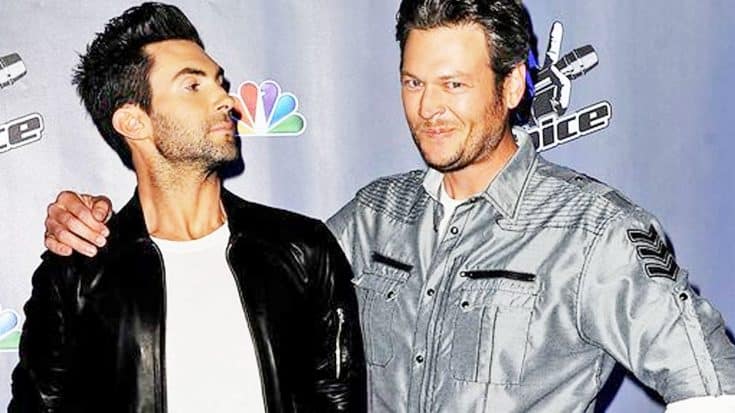See The Photo Of Young Blake Shelton Adam Levine Wants To Punch ‘So Hard’ | Country Music Videos
