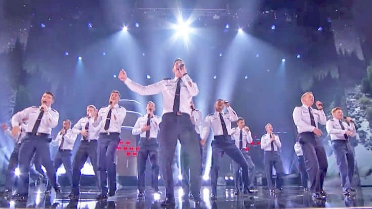Air Force Academy A Cappella Group Earn Epic Praise From Simon With Stunning Performance | Country Music Videos