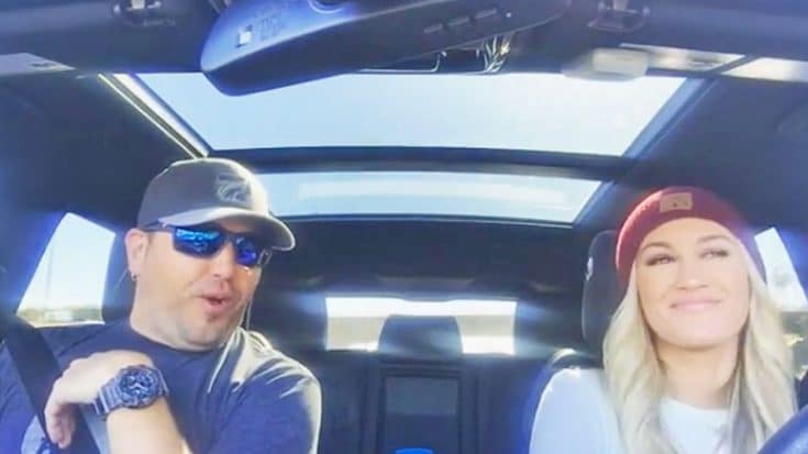 Jason Aldean And Wife Release Another Carpool Karaoke And It’s Better Than The First | Country Music Videos