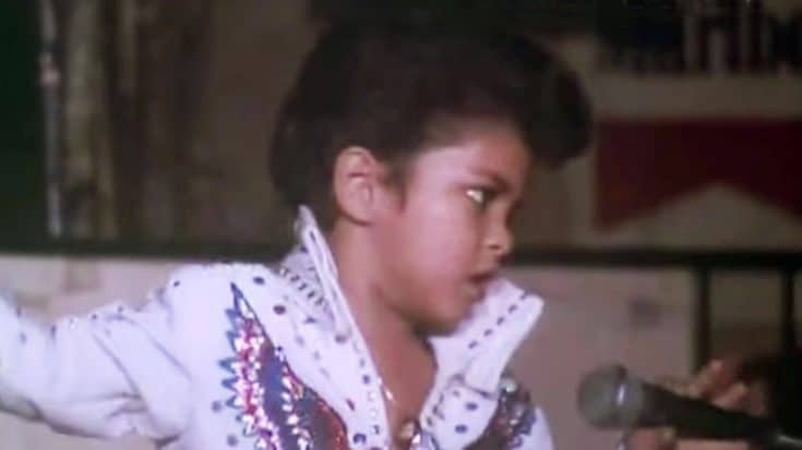 Once Upon A Time, This Major Music Star Was A Rockin’ 4-Year-Old Elvis Impersonator | Country Music Videos