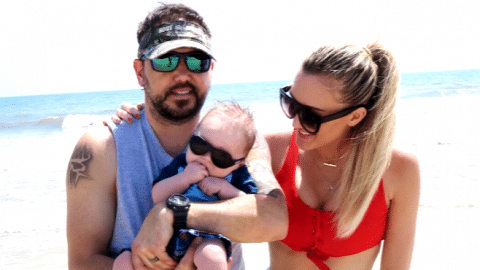Jason & Brittany Aldean Hit The Beach For A Fun-Filled Family Photo Shoot | Country Music Videos