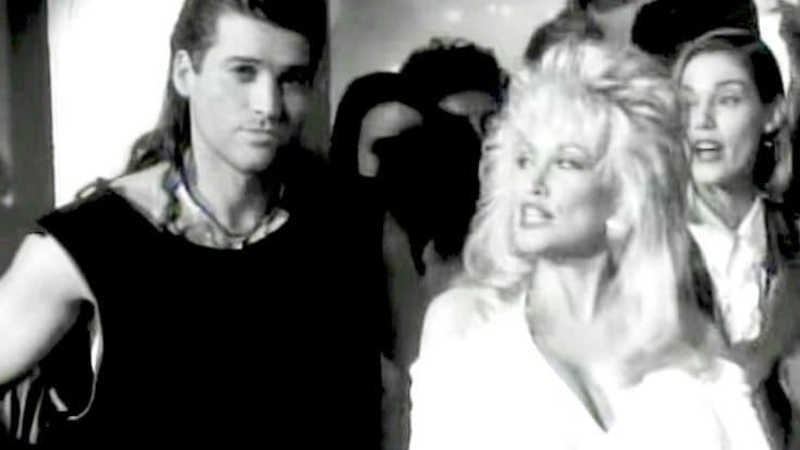 Billy Ray Cyrus Plays Dolly Parton’s Love Interest In 1993 Music Video For “Romeo” | Country Music Videos