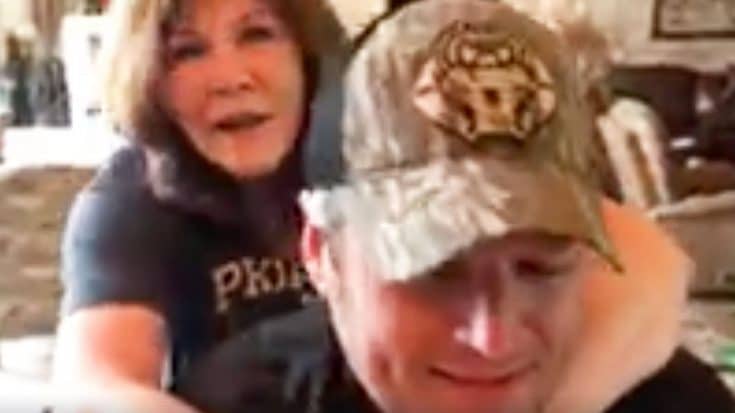 Blake Shelton’s Mom Ends Birthday Serenade With Hysterical Joke About Her Son | Country Music Videos