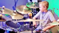 This 9-Year-Old Kills It On The Drums To Blake Shelton’s ‘Footloose’ | Country Music Videos
