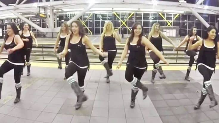 Boot Boogie Babes Go On The “Move” In Luke Bryan Line Dance | Country Music Videos