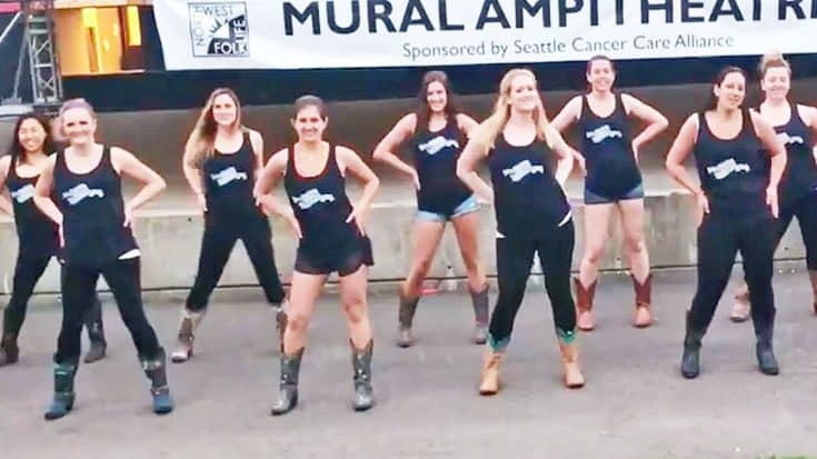 Line Dancin’ Ladies Groove To Jon Pardi’s “Heartache On The Dance Floor” | Country Music Videos