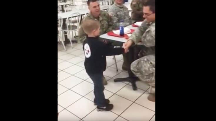 5-Year-Old Boy Epically Thanks U.S. Soldiers In Emotional Video | Country Music Videos