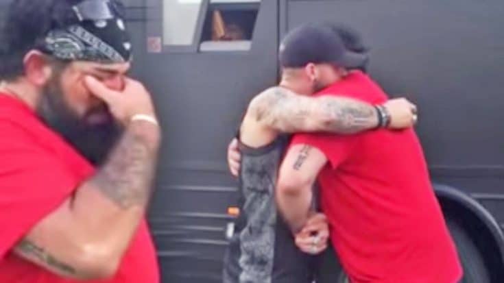 You’ll Be Moved To Tears When You See The Special Gift This Veteran Gives To Brantley Gilbert (WATCH) | Country Music Videos