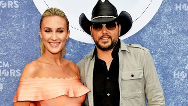 Jason Aldean’s Very Pregnant Wife Rocked The Red Carpet In Skin-Tight Dress | Country Music Videos
