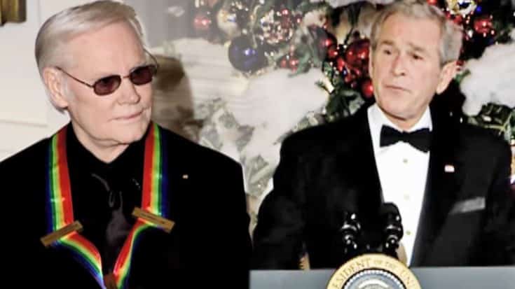 President George W. Bush Pays Tribute To An Emotional George Jones With Moving Speech | Country Music Videos