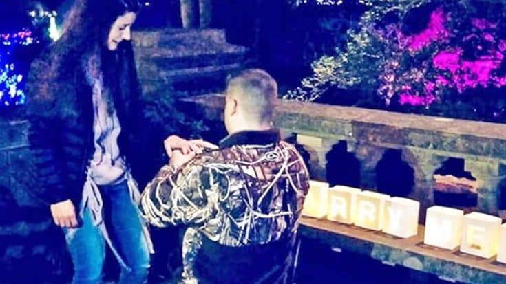 Son Of Country Music Royalty Makes Mama Proud With Camo-Clad Proposal | Country Music Videos