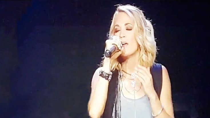 Carrie Underwood Ends 2016 Tour With “I Will Always Love You” | Country Music Videos