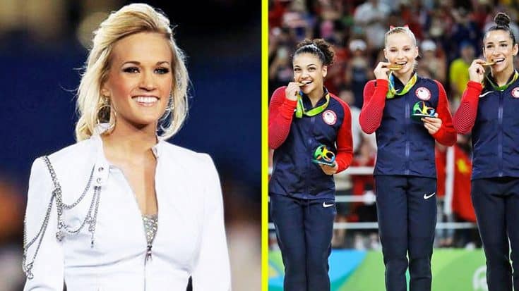 Which Of The ‘Final Five’ Olympic Gymnasts Is A Huge Carrie Underwood Fan? | Country Music Videos