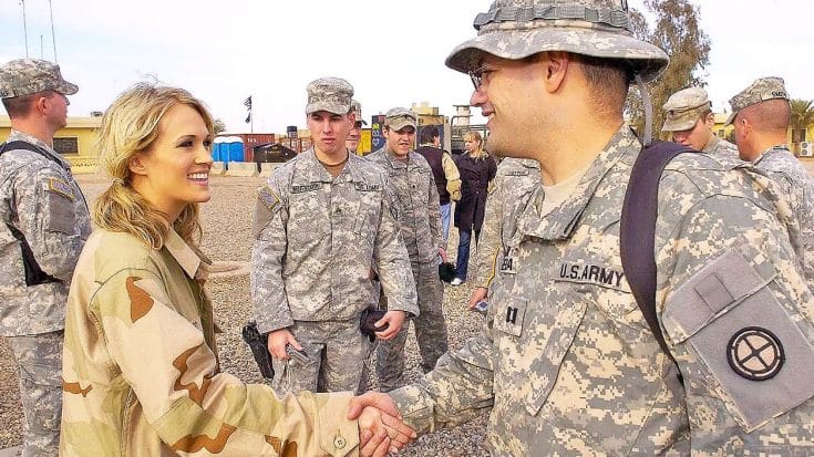 Carrie Underwood Gives Back To Military Families | Country Music Videos