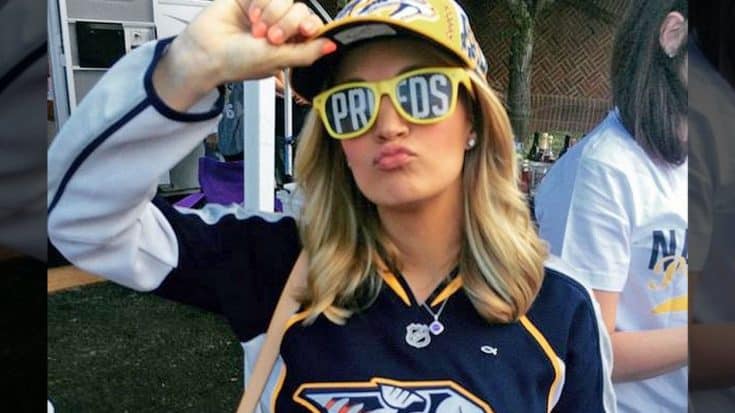 Fans Explode After Carrie Underwood’s Tweet Pokes At Hockey Rivals | Country Music Videos