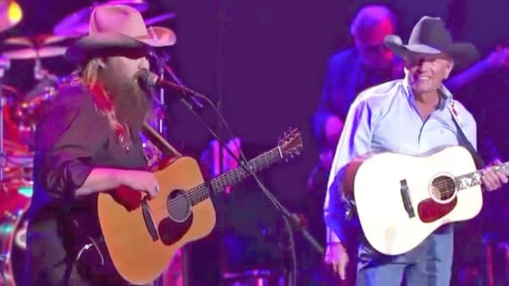 George Strait & Chris Stapleton Share The Stage For ‘All My Ex’s’ Duet In 2017 | Country Music Videos