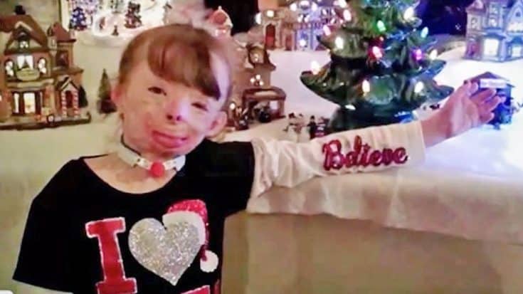 Learn How You Can Make This  8-Year-Old Arson Survivor’s Christmas Wish Come True | Country Music Videos