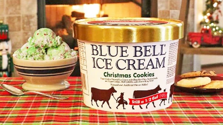 Find Out Where You Can Get Your Hands On Blue Bell’s Cookie-Packed Christmas Flavor | Country Music Videos