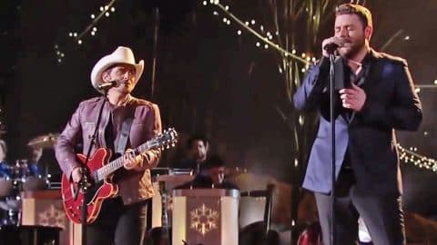 chris young brad paisley team up for a breathtaking duet of the brad paisley christmas album