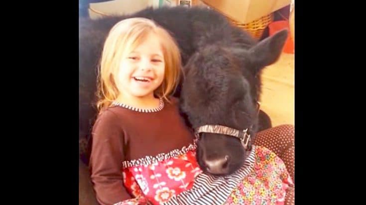 Little Girl Sneaks Pet Cow In The House, But Her Mom Finds Out | Country Music Videos