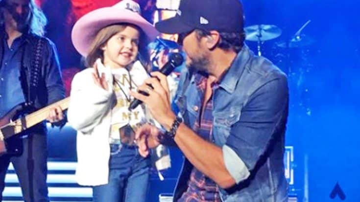 Luke Bryan Invites Shy Little Girl On Stage, But Then She Shocks Everyone | Country Music Videos