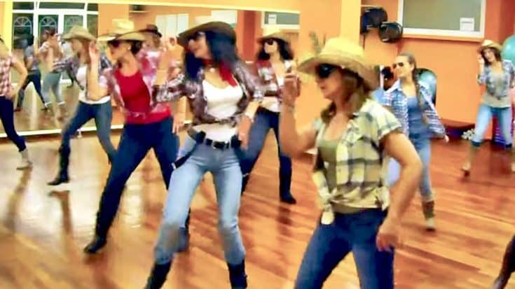 Cowgirls Kick Up Their Heels In Boot-Stompin’ Brooks & Dunn Line Dance | Country Music Videos