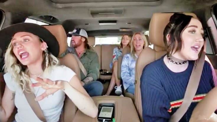 Cyrus Family Dance & Sing Along To Their Biggest Hits In Epic Carpool Karaoke | Country Music Videos