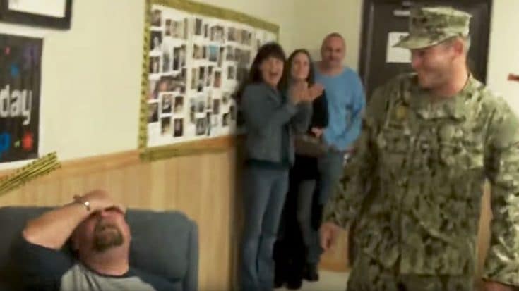 Sailor Returns From Deployment Early To Crash His Dad’s 50th Birthday | Country Music Videos