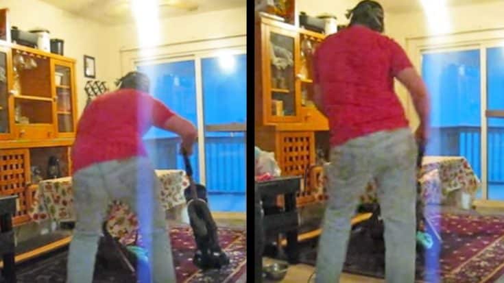 Man Was Caught Dancing To Favorite Country Song While Vacuuming, And It’s Hysterical | Country Music Videos