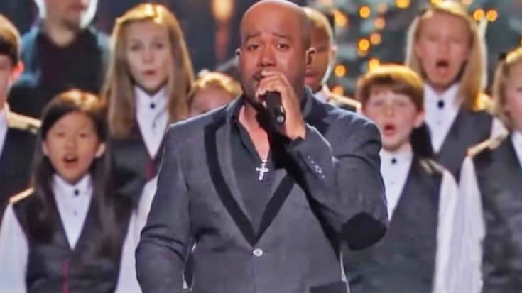 Darius Rucker & Children’s Choir Deliver Heartbreaking Rendition Of ‘Happy Xmas’ | Country Music Videos