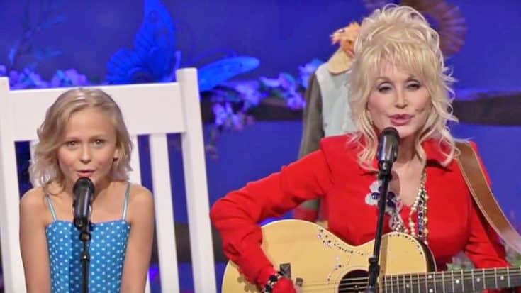 Dolly Parton & Little Girl Who Played Her In ‘Coat Of Many Colors’ Team Up For Moving Duet | Country Music Videos