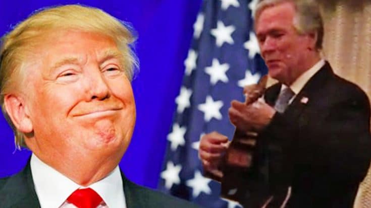 George W. Bush Impersonator Delivers Trump-Inspired Parody Of ‘Hallelujah’ | Country Music Videos