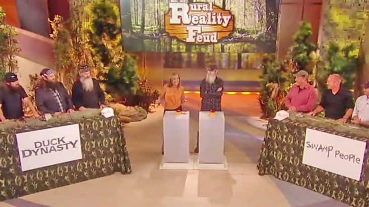 ‘Duck Dynasty’ Goes Against ‘Swamp People’ In Family Feud-Style Game | Country Music Videos
