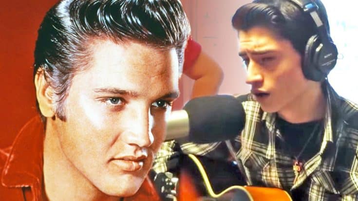 16-Year-Old Sounds Just Like Elvis Presley In ‘Blue Christmas’ Cover | Country Music Videos