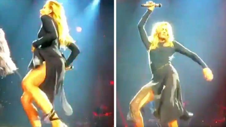 Faith Hill Swivels & Shakes Her Hips For Concert Crowd | Country Music Videos