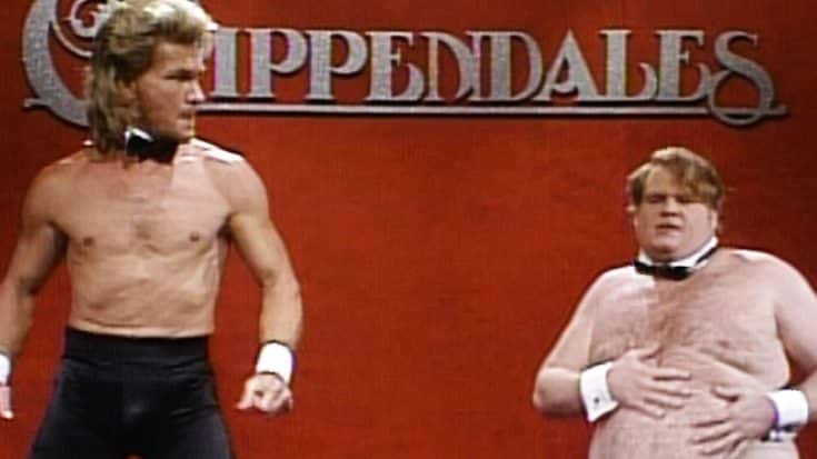 Patrick Swayze And Chris Farley Make Chippendale Debut In ‘SNL’ Skit | Country Music Videos