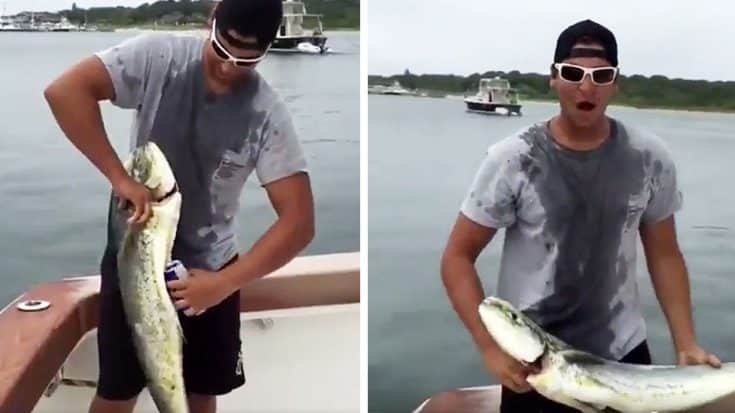 Ultimate Redneck Shoves Beer Can Into Fish & Chugs Like A Champ | Country Music Videos