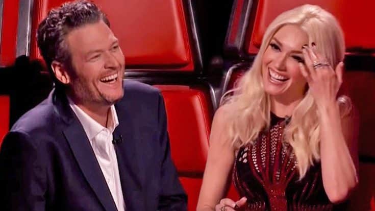 Blake Shelton & Gwen Stefani Get Flirtatious Behind The Scenes On ‘The Voice’ | Country Music Videos